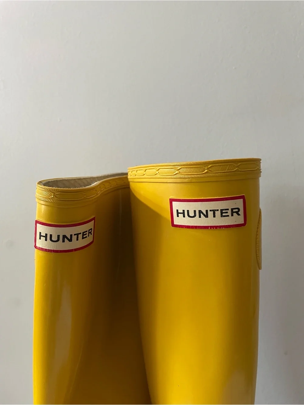 Hunter Tall Orginial Gloss Rain Boots - Bright Yellow